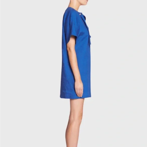 Mara Hoffman Lace Up Mini Dress in Cobalt Mara Hoffman Lace Up Mini Dress in Cobalt